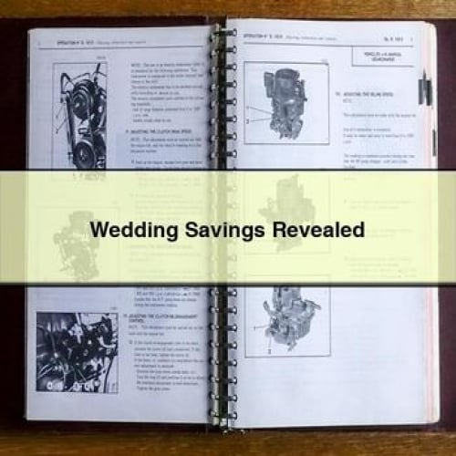 Wedding Savings Revealed