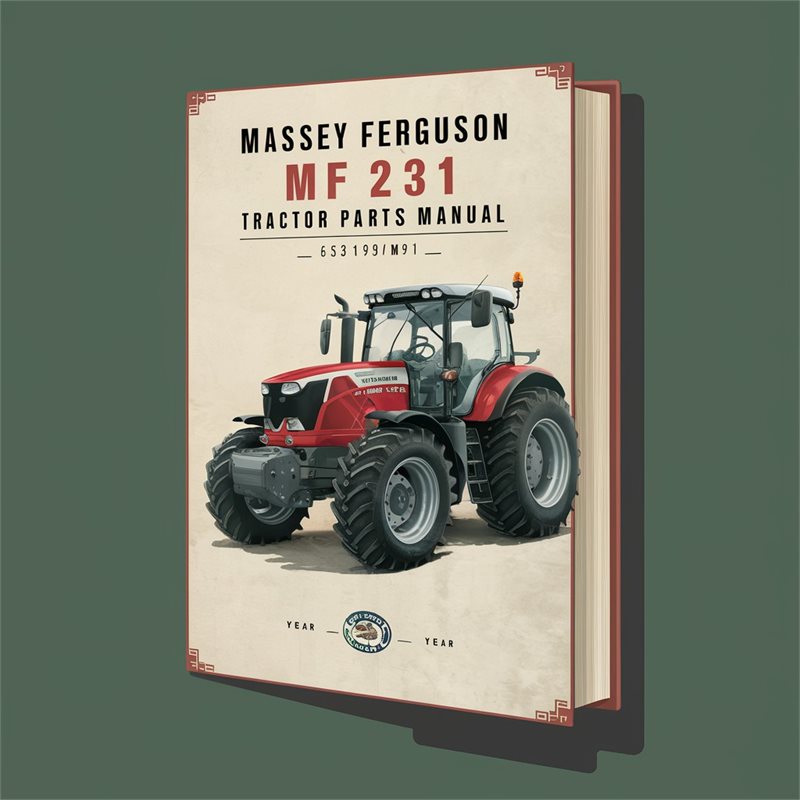 Massey Ferguson MF 231 Tractor Parts 653199m91 Catalog PDF