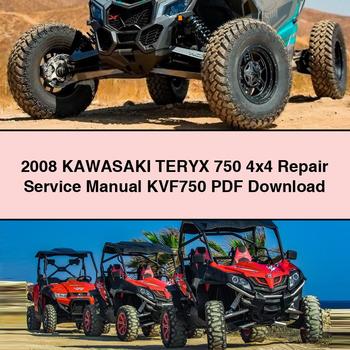 2008 KAWASAKI TERYX 750 4x4 Service Repair Manual KVF750