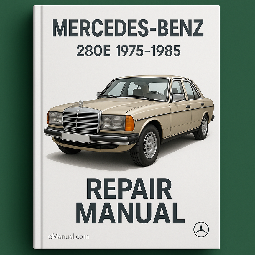 Mercedes Benz 280E Repair Manual 1975-1985