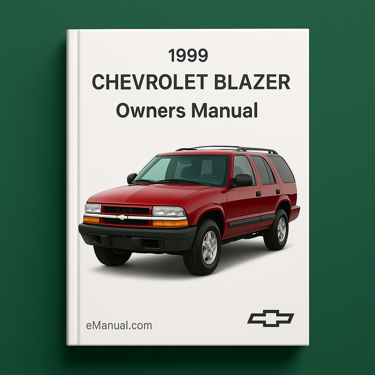 1999 Chevrolet/CHEVY Blazer Owners Manual