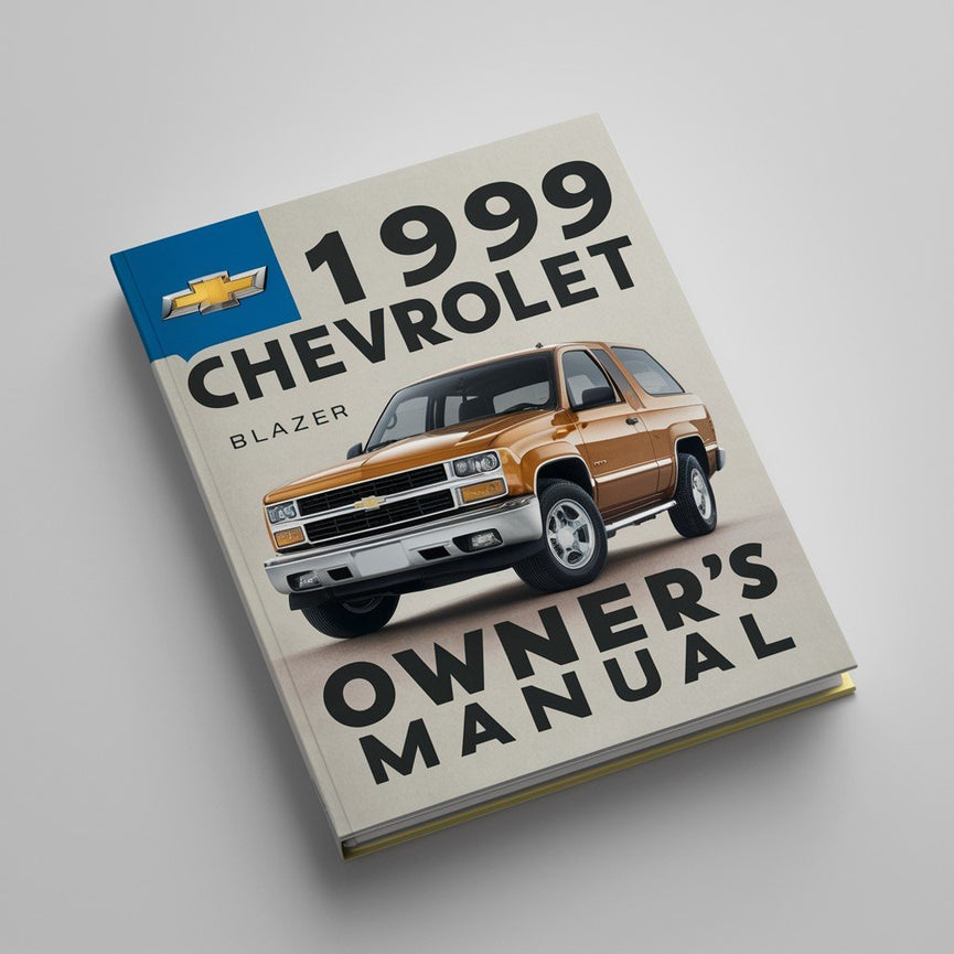 1999 Chevrolet/CHEVY Blazer Owners Manual