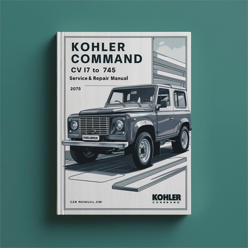 Kohler Command Pro Models CV 17 745 Engine Service Repair Workshop Manual PDF