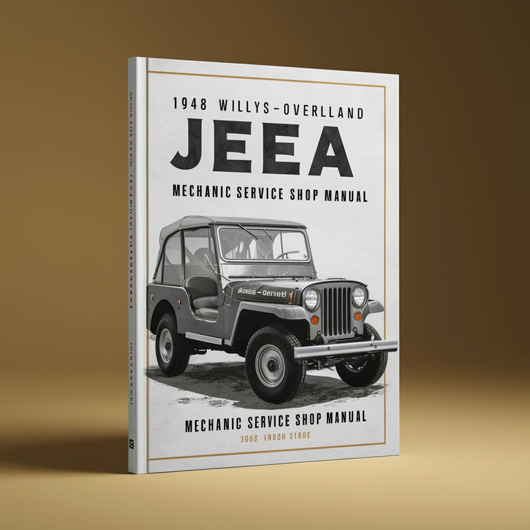 1948 WILLYS-Overland Jeep CJ2A MECHANIC Service-Werkstatthandbuch