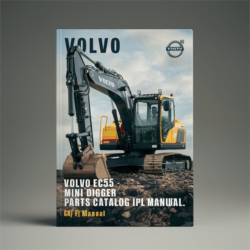 Rover Mini Volvo EC55B Digger Excavator IPL Parts Catalog PDF