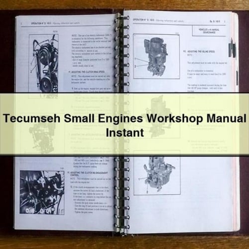 Tecumseh Small Engines Workshop Manual Instant Download PDF