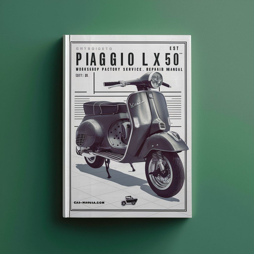 Manual de reparación y servicio de taller de motocicletas Piaggio Vespa LX150 4T