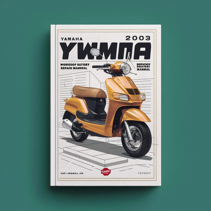 Manual de reparación y servicio de fábrica del taller del scooter Yamaha YW50 Zuma 2002-2003