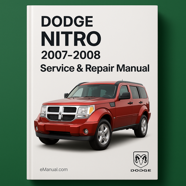 DODGE NITRO 2007-2008 Service Repair Manual