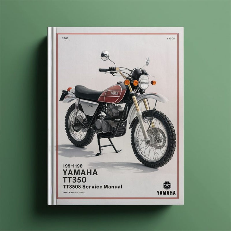 1985-1996 Yamaha TT Models TT350 TT350S Service Repair Workshop Manual PDF
