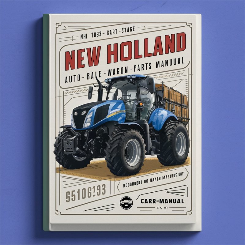 New Holland NH 1033 Auto Bale Wagon Parts 55103313NF Catalog PDF