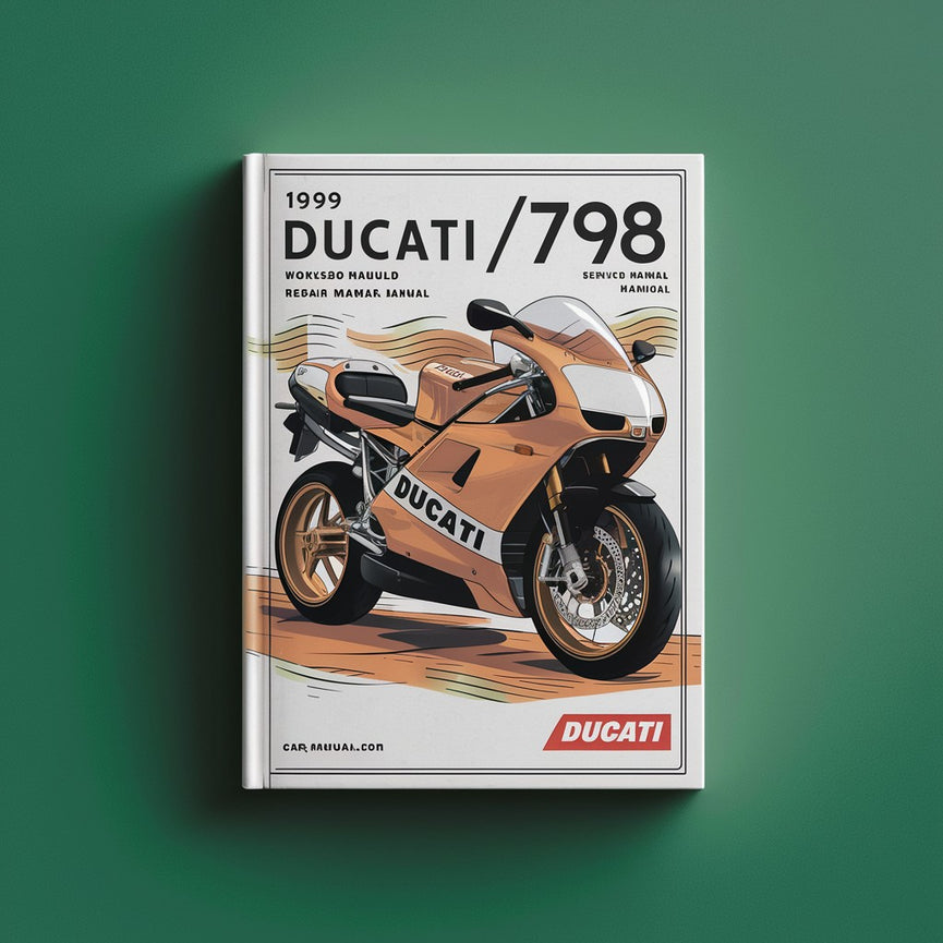 Manual de taller/manual de reparación/manual de servicio de Ducati 748/996 1999