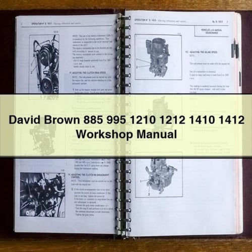 David Brown 885 995 1210 1212 1410 1412 Workshop Manual PDF Download