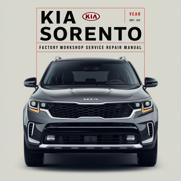 KIA SORENTO Werkswerkstatt-Servicereparaturhandbuch