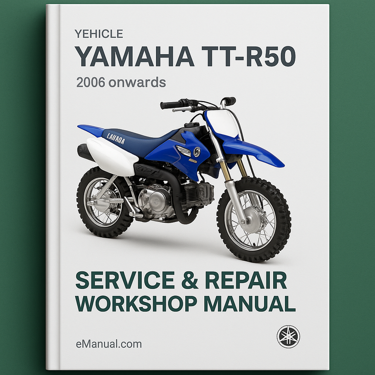 Yamaha TT-R50 Service- und Reparaturwerkstatthandbuch ab 2006
