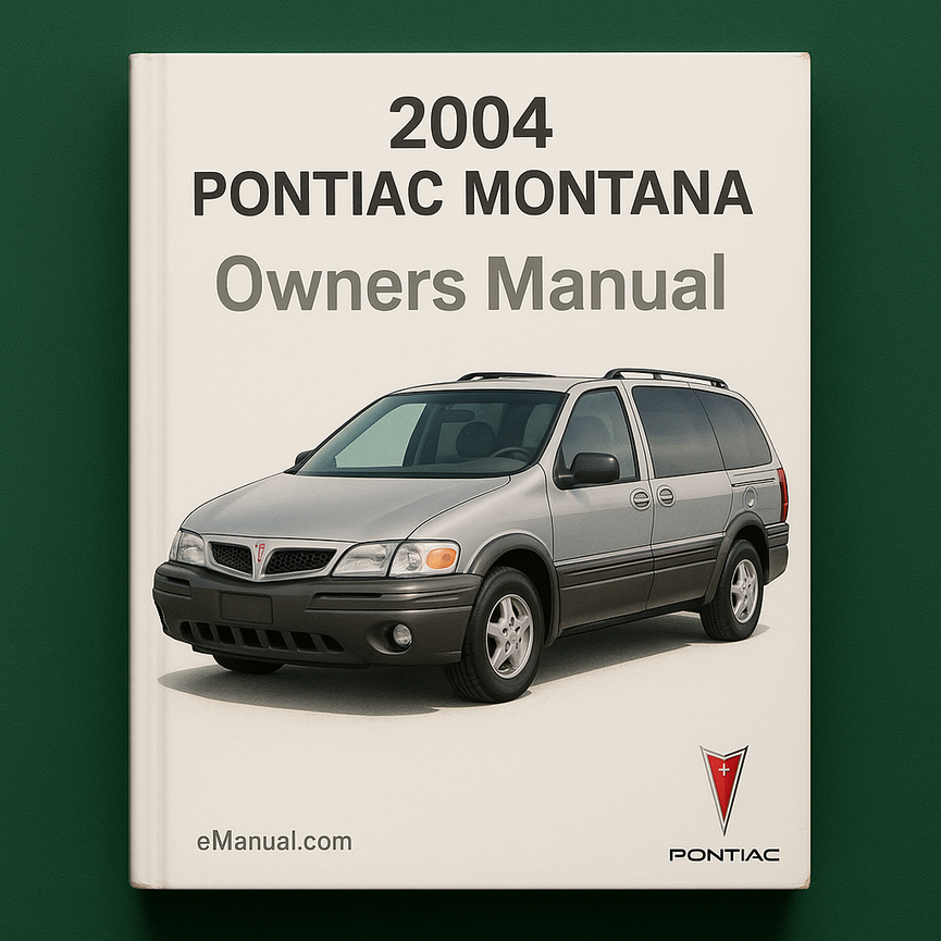 2004 Pontiac Montana Owners Manual