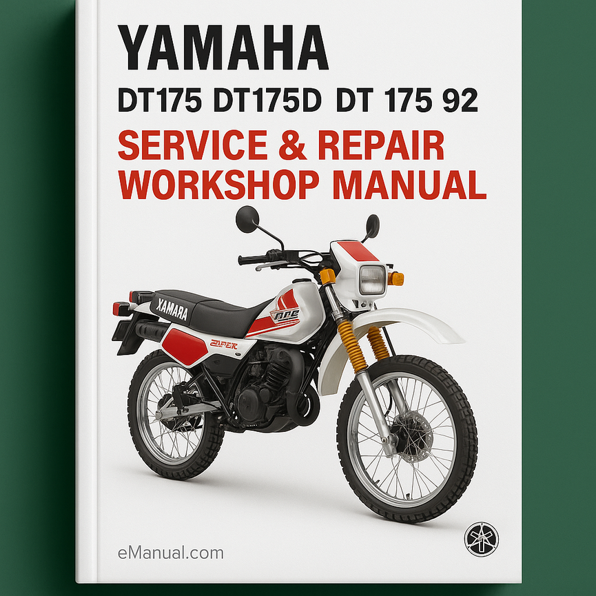 Yamaha DT175 DT175D DT 175 92 Service-Reparatur-Werkstatthandbuch