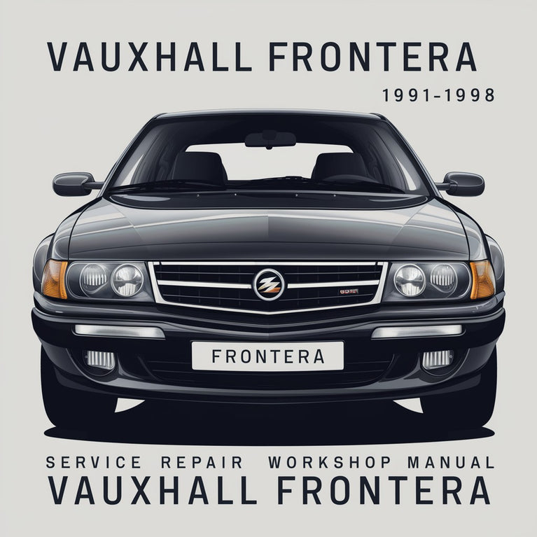 Vauxhall Frontera 1991 1992 1993 1994 1995 1996 1997 1998 Service Repair Workshop Manual