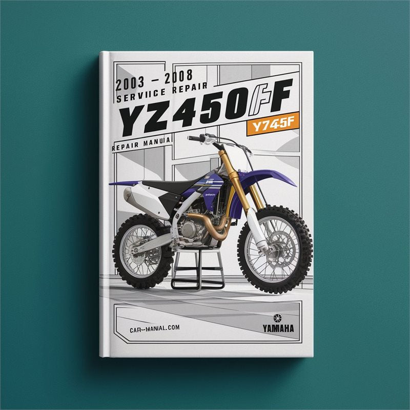 2003-2008 Yamaha YZ Models YZ450F YZ450 F Service Repair Workshop Manual PDF
