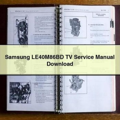 Samsung LE40M86BD TV Service Manual Download PDF