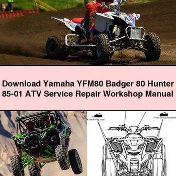 Yamaha YFM80 Badger 80 Hunter 85-01 ATV Service Repair Workshop Manual