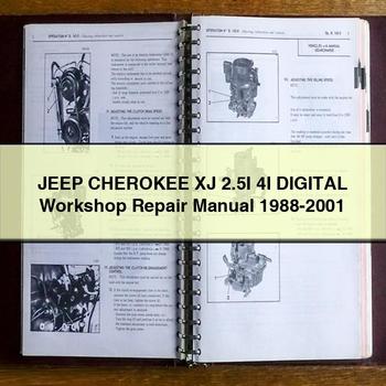 Manual de reparación de taller digital Jeep CHEROKEE XJ 2.5I 4I 1988-2001