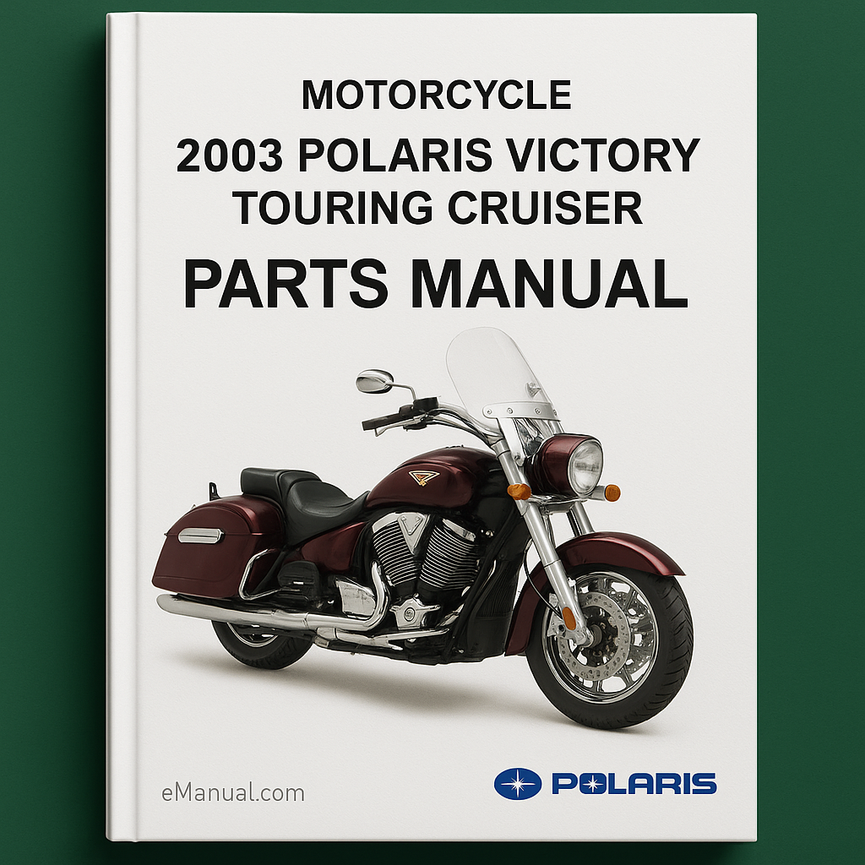 2003 Polaris Victory Touring Cruiser Motorcycle Parts Manual
