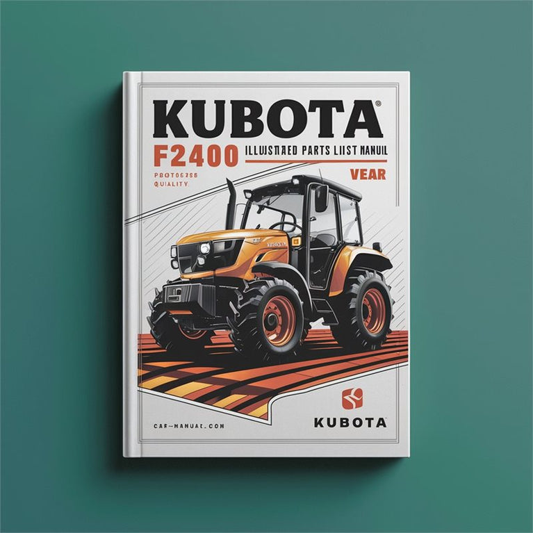 Kubota F2400 Illustrated Master Parts Catalog PDF