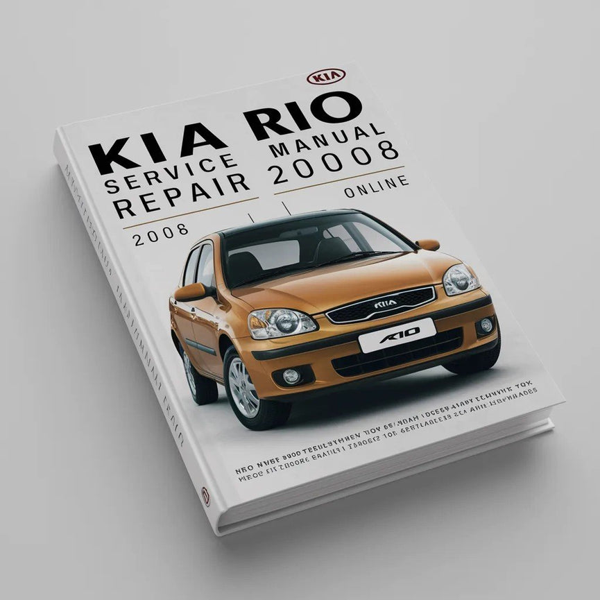 Manual de servicio y reparación de KIA RIO 2006 2007 2008 ONLINE