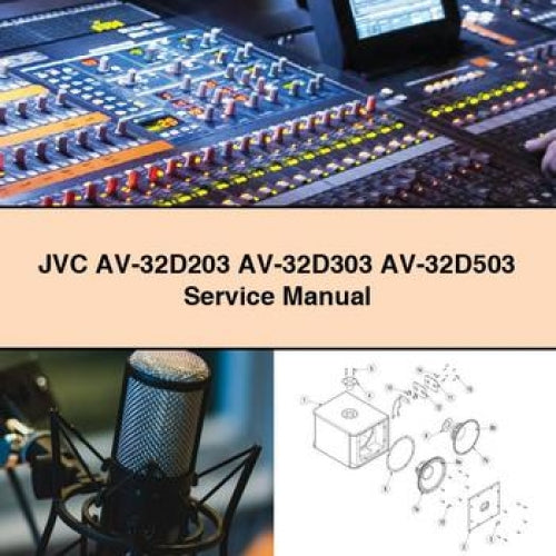 JVC AV-32D203 AV-32D303 AV-32D503 Service Manual PDF Download