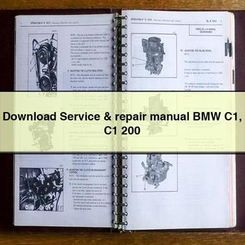 Manual de servicio y reparación del BMW C1 C1 200