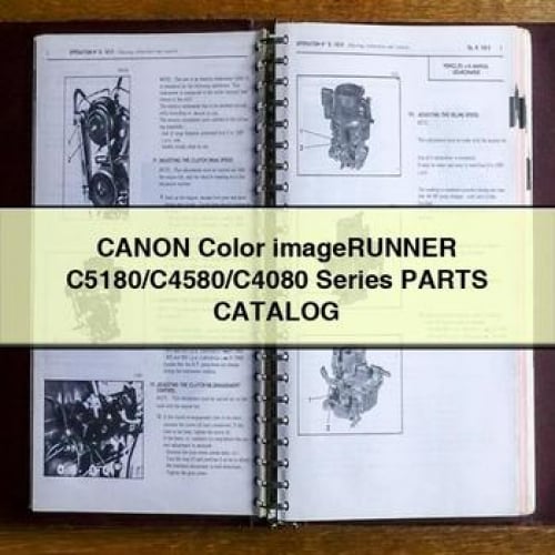 CANON Color imageRUNNER C5180/C4580/C4080 Series Parts Catalog