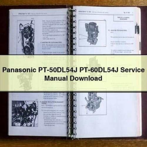 Panasonic PT-50DL54J PT-60DL54J Service Manual Download PDF