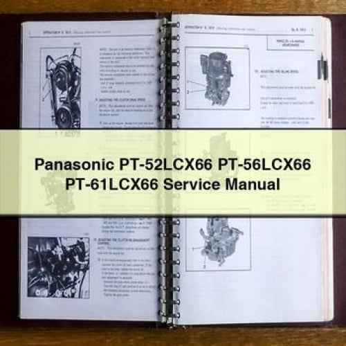 Panasonic PT-52LCX66 PT-56LCX66 PT-61LCX66 Service Manual PDF Download