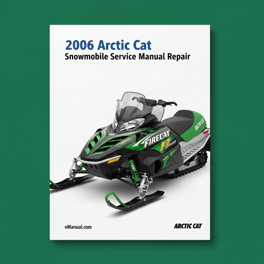 Arctic Cat snowmobile Service Manual Repair 2006