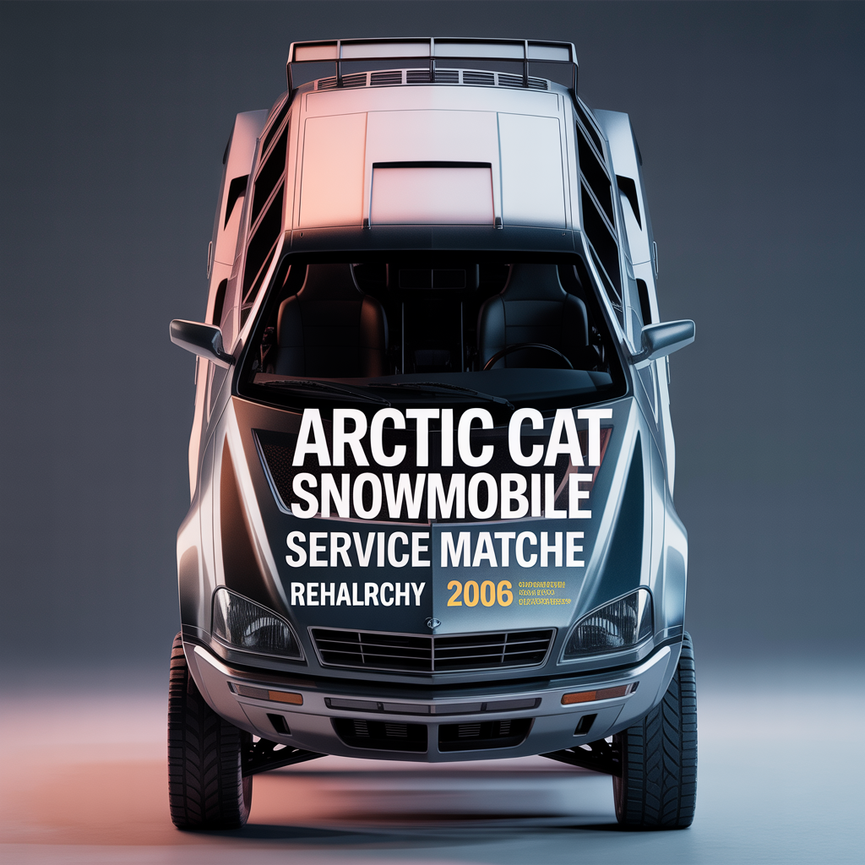 Arctic Cat snowmobile Service Manual Repair 2006