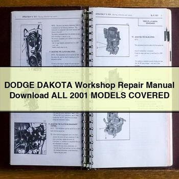 DODGE DAKOTA Werkstatt-Reparaturhandbuch Alle 2001 Modelle ABGEDECKT