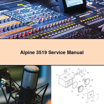 Alpine 3519 Service-Reparaturhandbuch