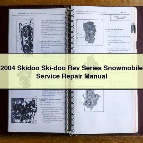 2004 Skidoo Ski-doo Rev Series Snowmobile Service Repair Manual Download PDF