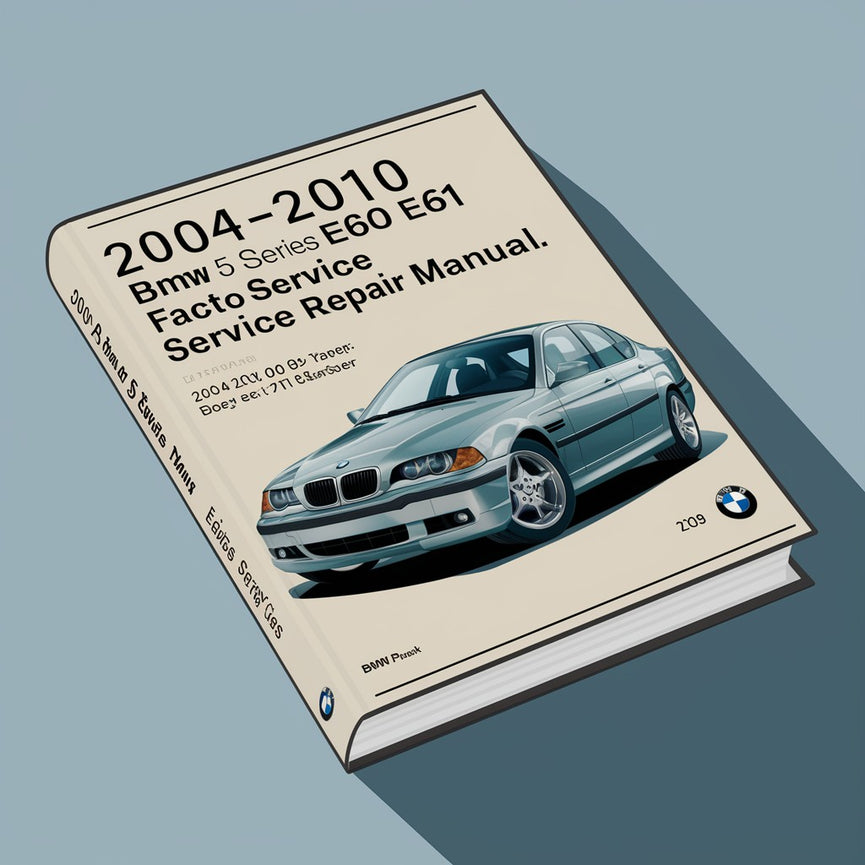 Manual de reparación y servicio de fábrica del BMW Serie 5 E60 E61 2004-2010