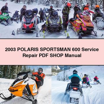 2003 POLARIS SPORTSMAN 600 Service Repair Shop Manual