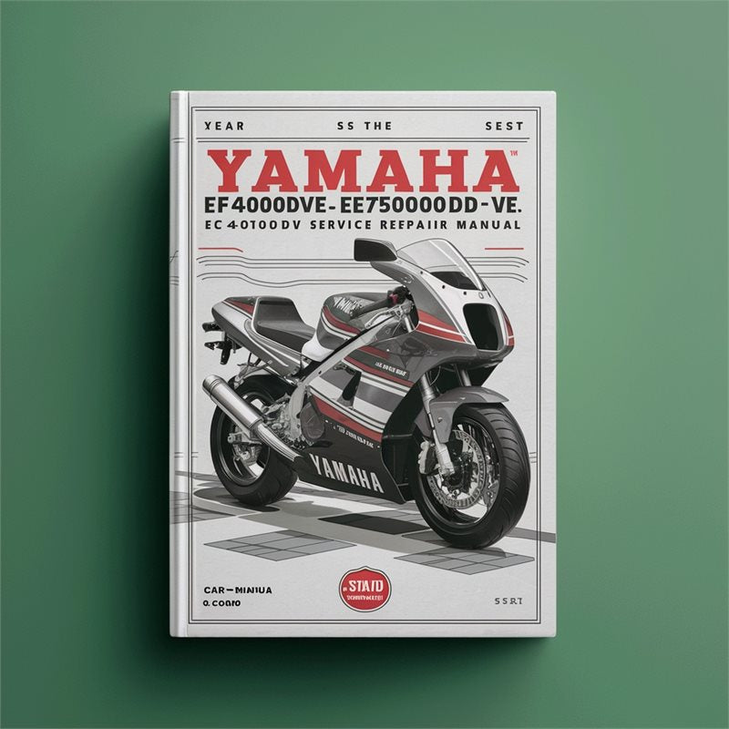 Yamaha Ef4000dve/ef5000dve Ec4000dv/ec5000dv Service Repair Workshop Manual PDF