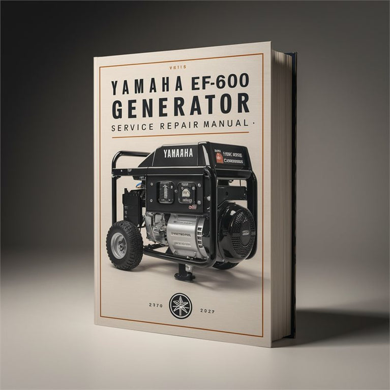 Yamaha EF600 Generator Service Repair Workshop Manual PDF