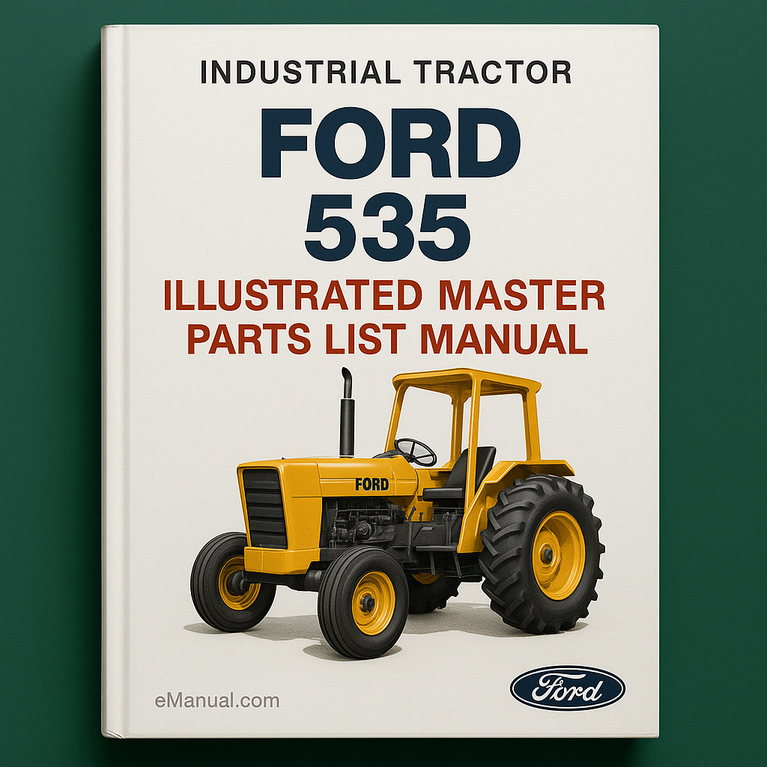 Manual ilustrado de piezas del tractor industrial Ford 535