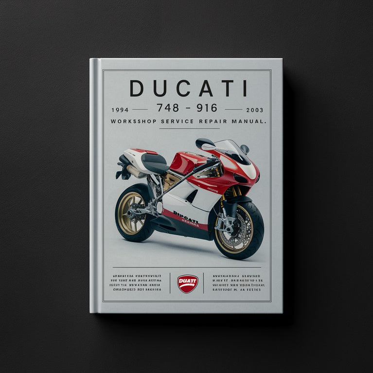 Manual de reparación y servicio del taller de Ducati 748-916 1994-2003