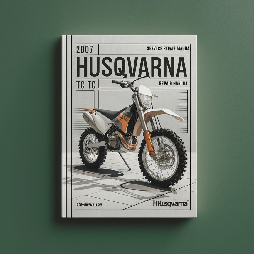 Manual de servicio y reparación de HUSQVARNA TE TC 250 450 510 2007