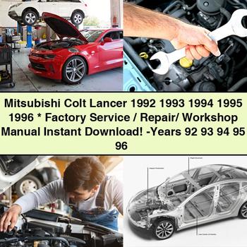 Mitsubishi Colt Lancer 1992 1993 1994 1995 1996 Factory Service/Repair/ Workshop Manual  -Years 92 93 94 95 96