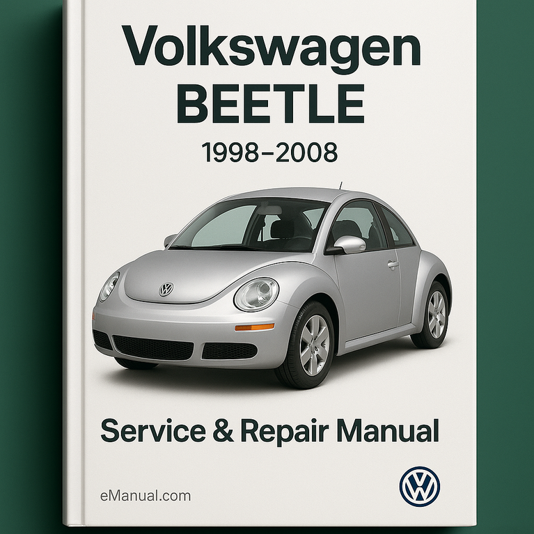 Volkswagn BEETLE Service Repair Manual 1998-2008