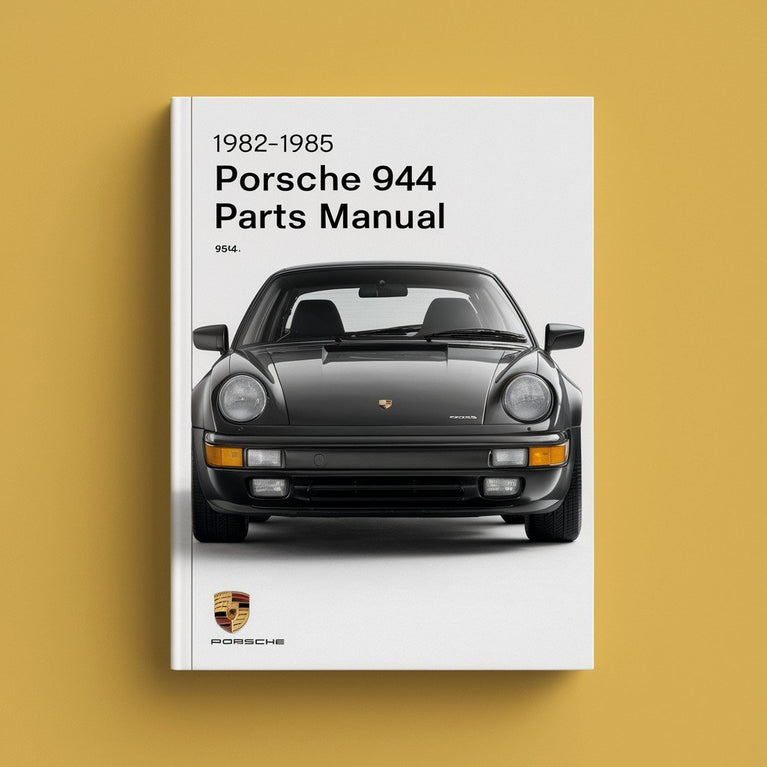 1982-1985 PORSCHE 944 Parts Manual