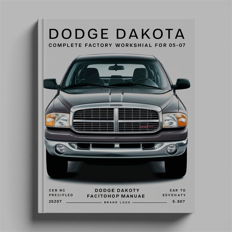 Dodge Dakota complete factory Workshop Manual for 05-07 PDF